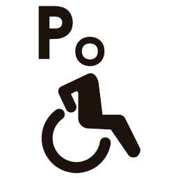 Parking spaces for people with reduced mobility